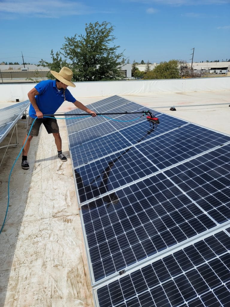 care for solar panels