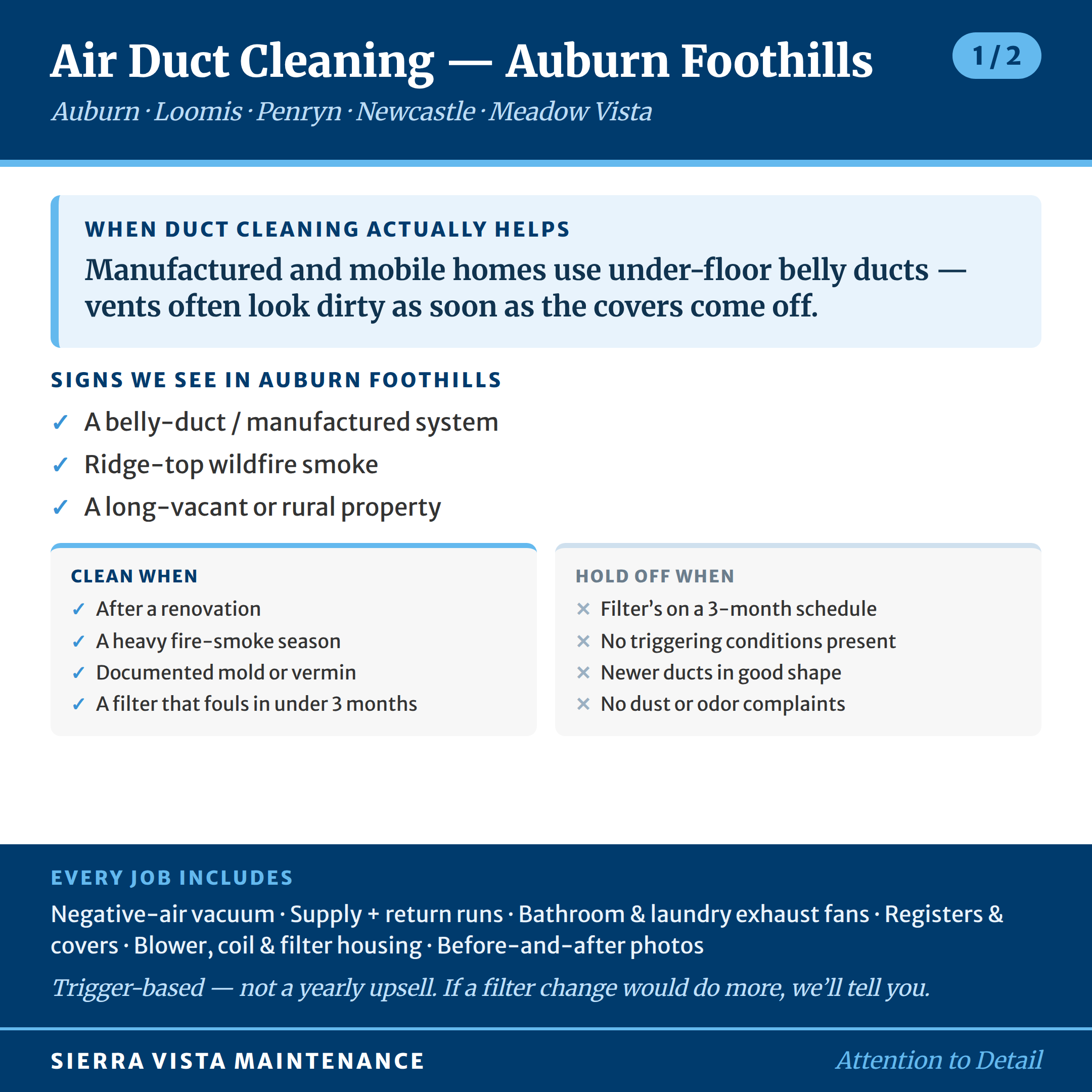 air-duct-cleaning-auburn-foothills-factsheet-1 Auburn, Loomis, Penryn & Newcastle: When Duct Cleaning Actually Helps