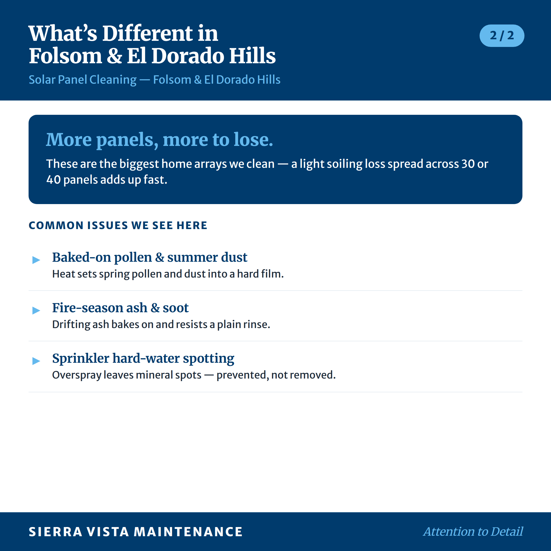 Common Issues We See for Solar Panels in Folsom & El Dorado Hills